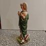Old St. Martha Italian chalkware ceramic statue devotional religious item. Image 5