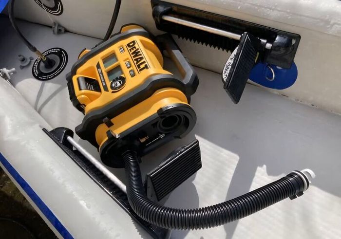 DeWALT 18V XR Cordless Brushless Triple Source Inflator Air Pump Compressor. DeWALT 18V XR Cordless Brushless Impact Wrench 1/2 Inch Drive. DeWalt 18V XR Cordless Brushless Chainsaw Pruning Saw