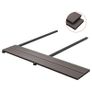 WPC Hollow Decking Boards with Accessories 36m(sqr) 2.2m Dark Brown Image 3