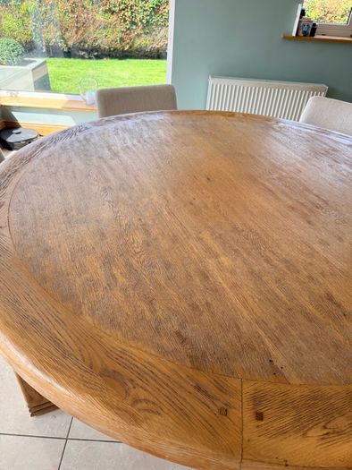 Oak dining table