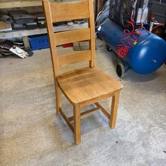 6x Solid Oak Dining Chairs