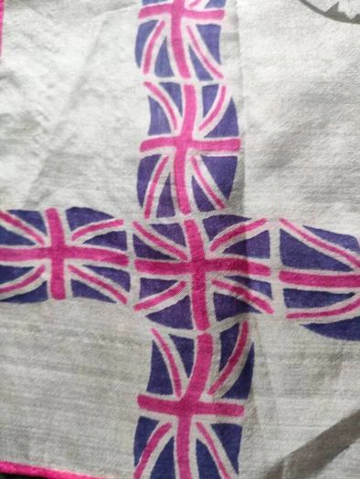 George V and Queen Mary Jubilee Silk Hankerchief
