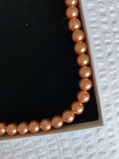 Pearl Necklace - Peach