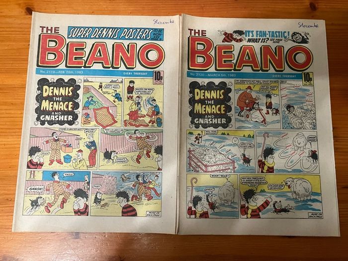 Comics: 'The Beano' 1983 (38 numbers)