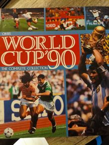Orbis World Cup 90 sticker album Complete
