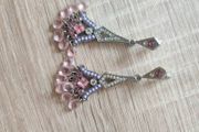 Lovely large costume earrings Free postage