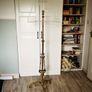 Antique brass floor lamp Image 2