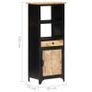 High board 45x32x110 cm Solid Mango Wood Image 4
