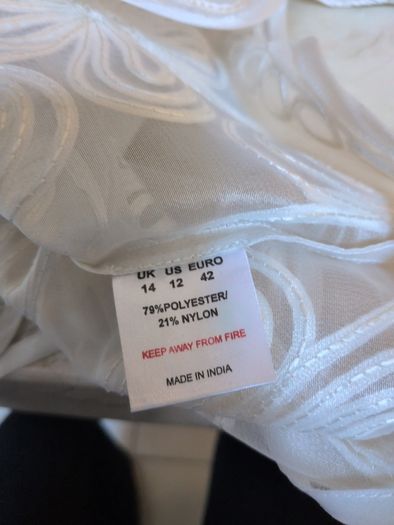 Dash Cream Sheer Cardigan/Jacket.  S.14.  B.N.W.T. (Paper Tag List In Storage).