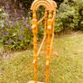 Vintage Pine Towel Rail Blanket Rail Freestanding Wooden Bathroom Rack 77cm Image 3