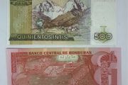 Peru &amp; Honduras banknotes crisp uncirculated
