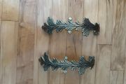 Pair of Brass curtain tie back hooks