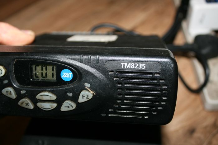 Tait TM8235 VHF 174-225 MHz - 2 Way Portable Radio and Tait T2000 Desktop Power Supply For Base Radio