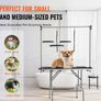 Dog Grooming table Professional Extra Large Pet Grooming Table with Double Grooming Arm and Storage Shelf Image 4