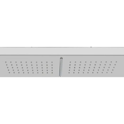 Outdoor Shower with Tray WPC Stainless Steel