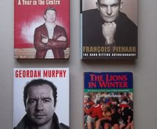 Rugby autographed books