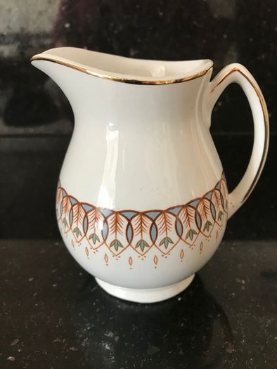 Vintage Retro 1950's Satin White China