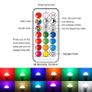 Colour Changing Bulb B22 10W, RGBW LED Bulb Lighting with 21 Key Remote Control, Dual Function, 12 Colour Choices for Home Decoration Bar Party KTV Stage Image 3