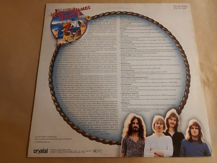 Barclay James Harvest - The Best Of Volume 2 - Vinyl Record + Hundreds More