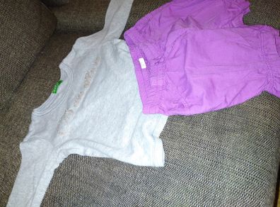 Benetton baby girl set 9-12