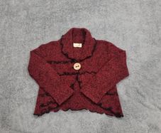 Oonagh O Neill Red Marle Cardigan Size Large