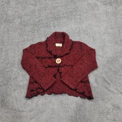 Oonagh O Neill Red Marle Cardigan Size Large