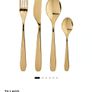 Ikea Tillagad 24 piece cutlery set - Gold Image 2