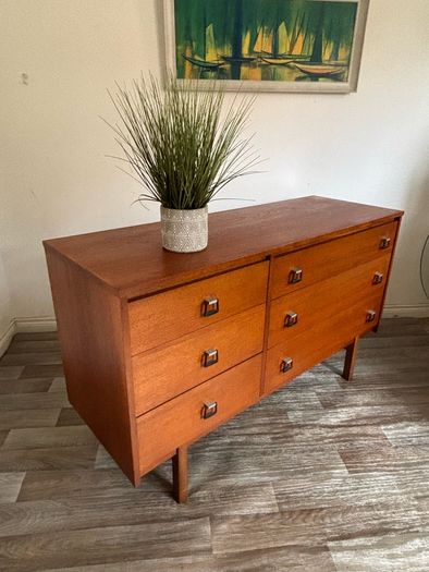 Vintage Retro Mid Century Teak Sideboard/Chest of Drawers by Symbol