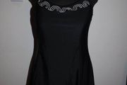 Silhouette black padded swimsuit/dress size UK16 EU44 Postage included