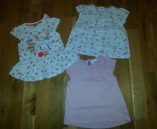 Baby girl T-shirts 0-3
