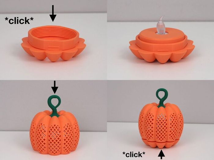 Hanging Pumpkin Lantern