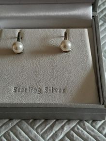 ladies silver earrings
