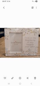 brand new engagement photo frame