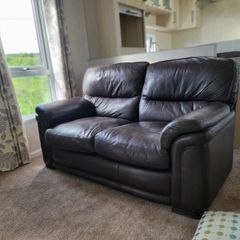 2 leather couches