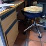 Office chair and desk Image 3