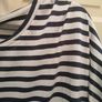Navy and white maxi dress 18 to 12 tags Image 2
