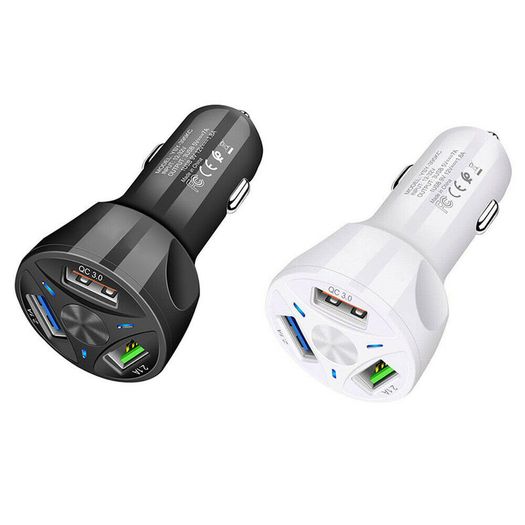 QC 3.0 Car Triple USB Phone Quick Charger 30W (Brand New/Warranty)