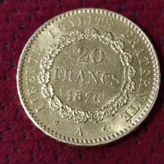 gold 20 francs 1876