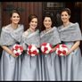 Bridesmaid Dresses & Fur Image 3
