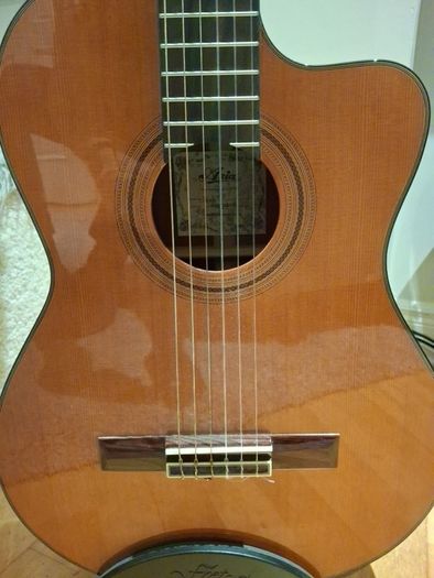 Aria A-35CE electro-acoustic classical (nylon-string) guitar for sale.