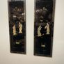 FLASH SALE ! WAS 295 NOW 225! Pair of Chinese Lacquered Wood Panels. Image 5