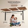 Standing Desk, 120 x 60 cm, Brown Image 6