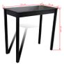 Bar Table MDF Black 115x55x107 cm Image 5