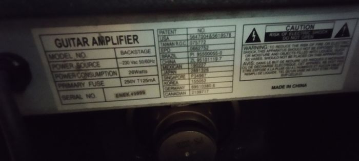 Peavey guitar amp