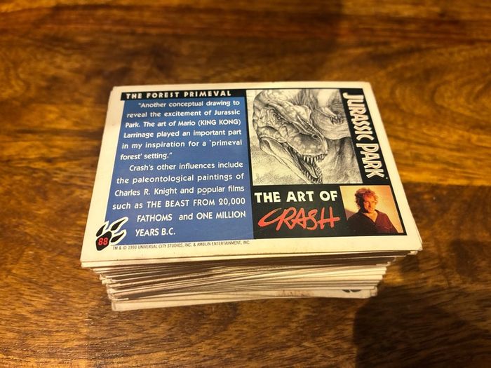 jurassic park cards