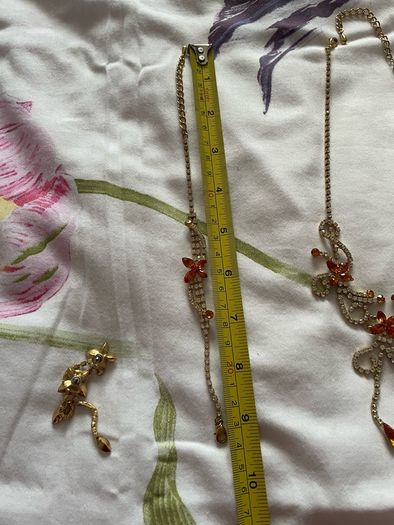 Necklace , bracelet and earrings