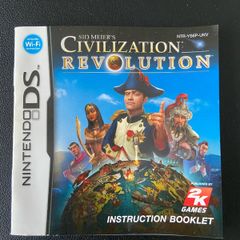 Civilisation Revolution Nintendo DS Manual (no game)