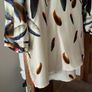 Zara Feather V Nevk Blouse Top Image 2