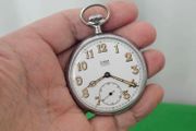 WW1 Era 1910s Swiss Made Military Pocket Watch Silvana