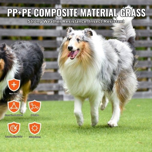 Artifical Grass Tiles Interlocking Turf Deck Set, 18 Pack 305x305mm, Synthetic Fake Grass Self-draining Mat Flooring Decor Pad, Perfect For Multi-Purpose